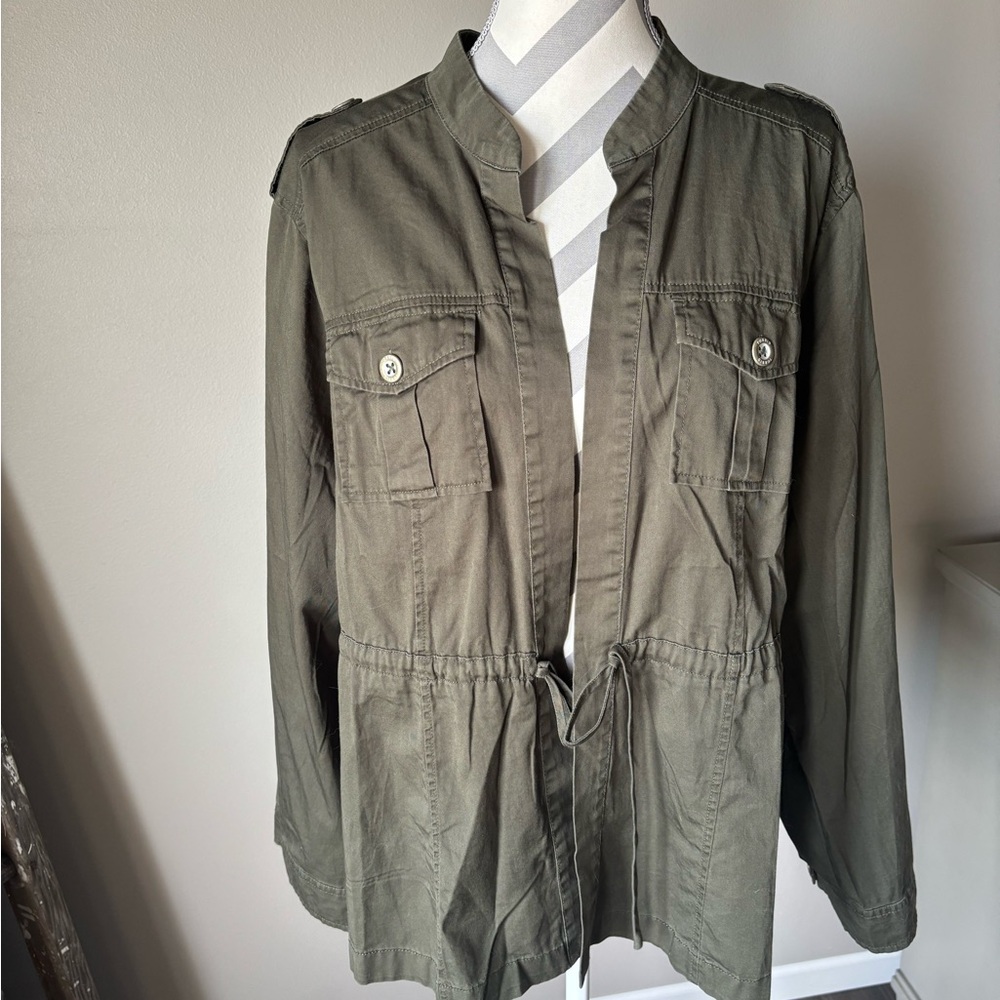 TORRID Olive Green Women's Utility Jacket 2X